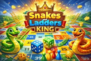 Snakes and Ladders king Board Game apkmadness